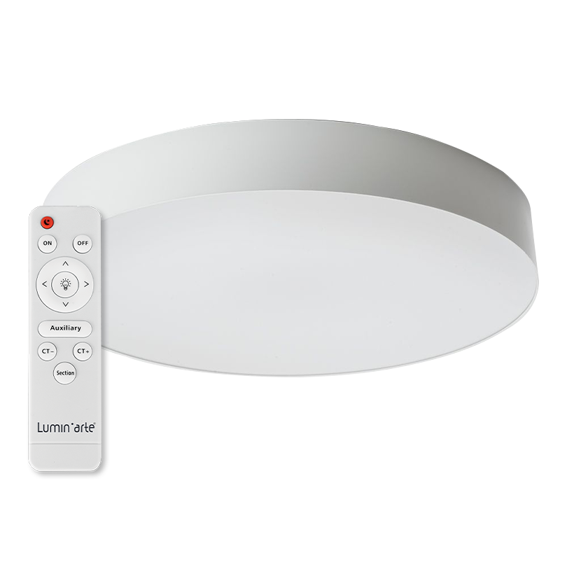 Светодиодный светильник LUMIN'ARTE CLL57 60W MACARON CCT 3000-6500K, с ПДУ белый матовый